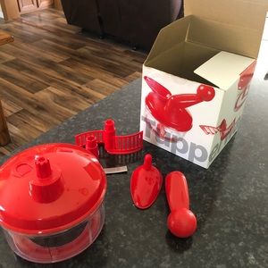 Tupperware Quick Chef Food Proc Mix Whisk Chopper